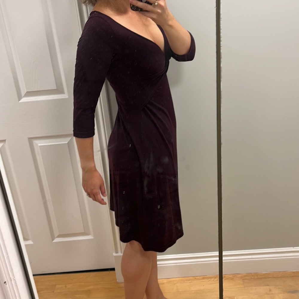 ✨HP✨MUSCADE COUTURE maternity & nursing. (M) - violet. 🇨🇦⚜️ - Picture 8 of 11